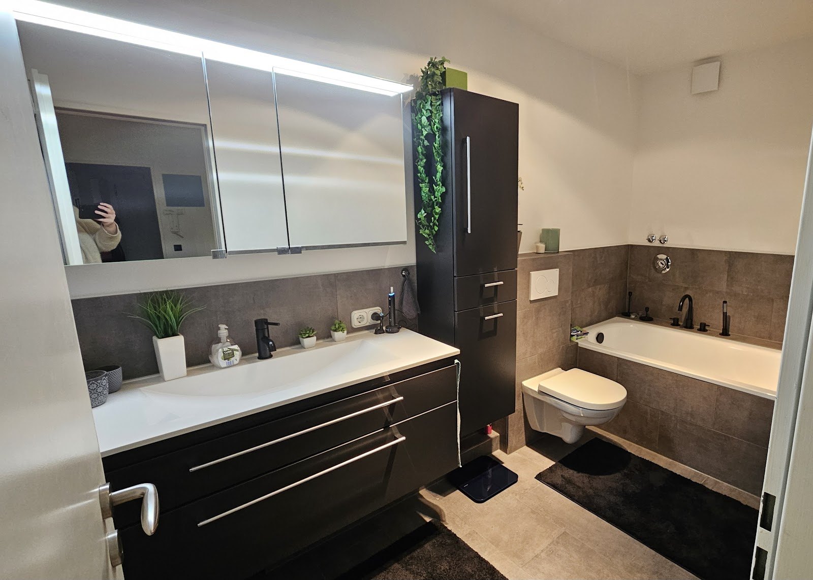 Badezimmer-Sanierung – weiterer Blick nach der Einrichtung